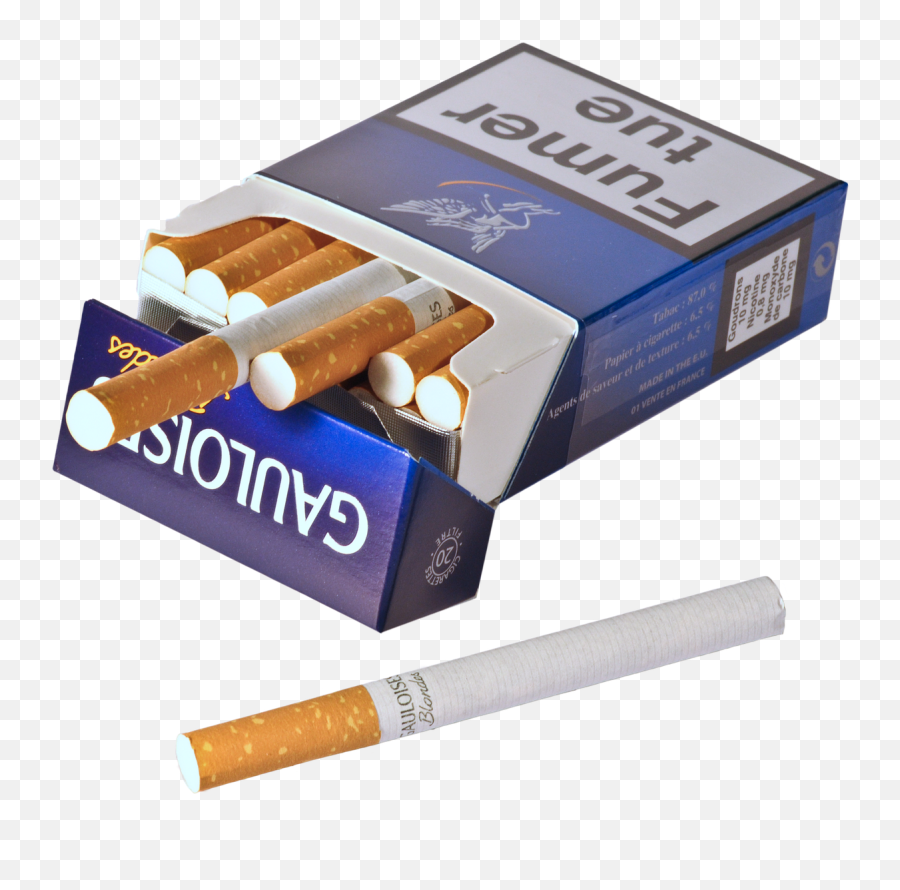 Cigarette Package Tobacco Smoke Gallic - Smoking Package Png Emoji,Cigarettes Png