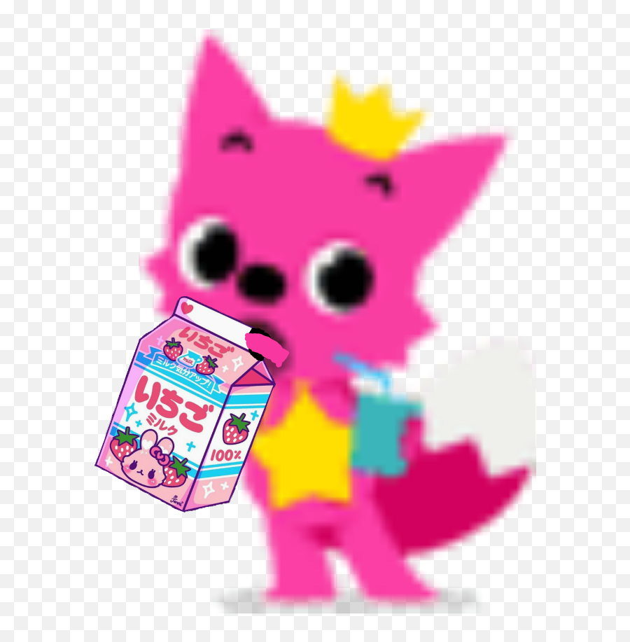 Strawberrymilk Pinkfong Snack Time Kawaii - Snack Clipart Transparent Pinkfong Png Emoji,Snack Clipart