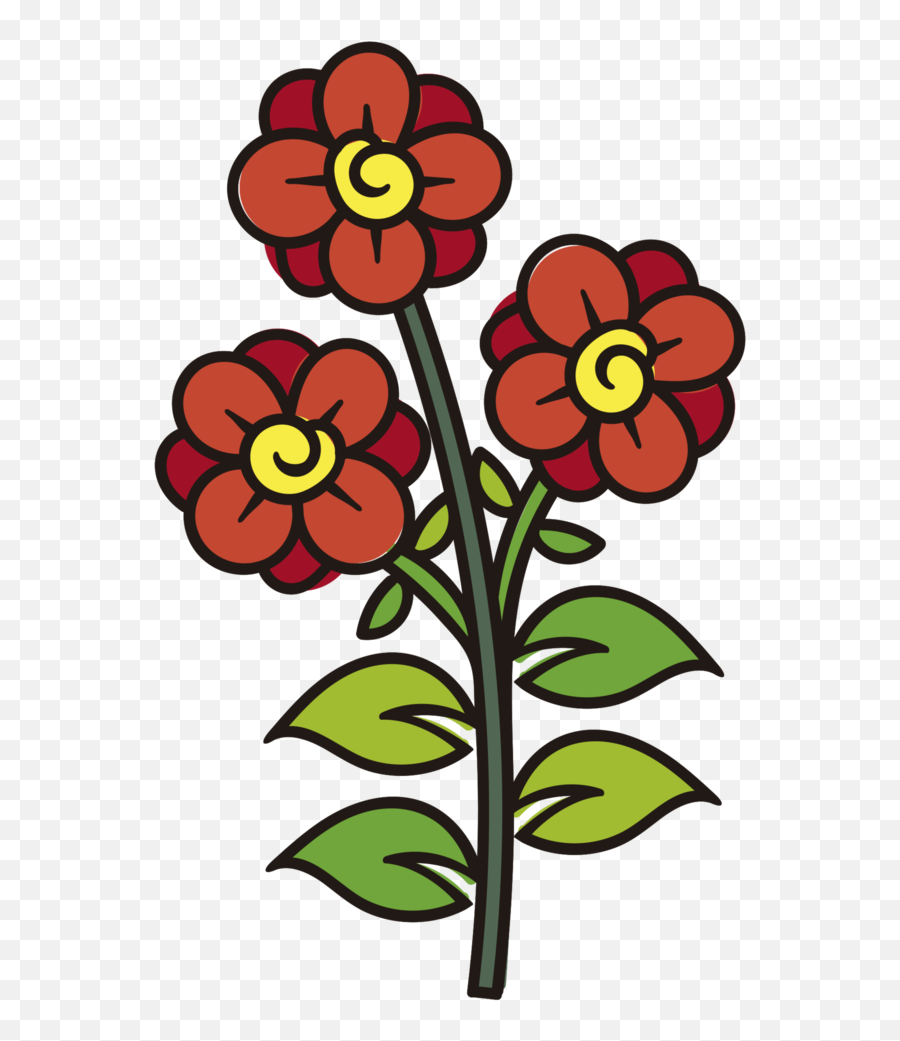 Free Flower 1190583 Png With Transparent Background - Cartoon Emoji,Red Flower Png