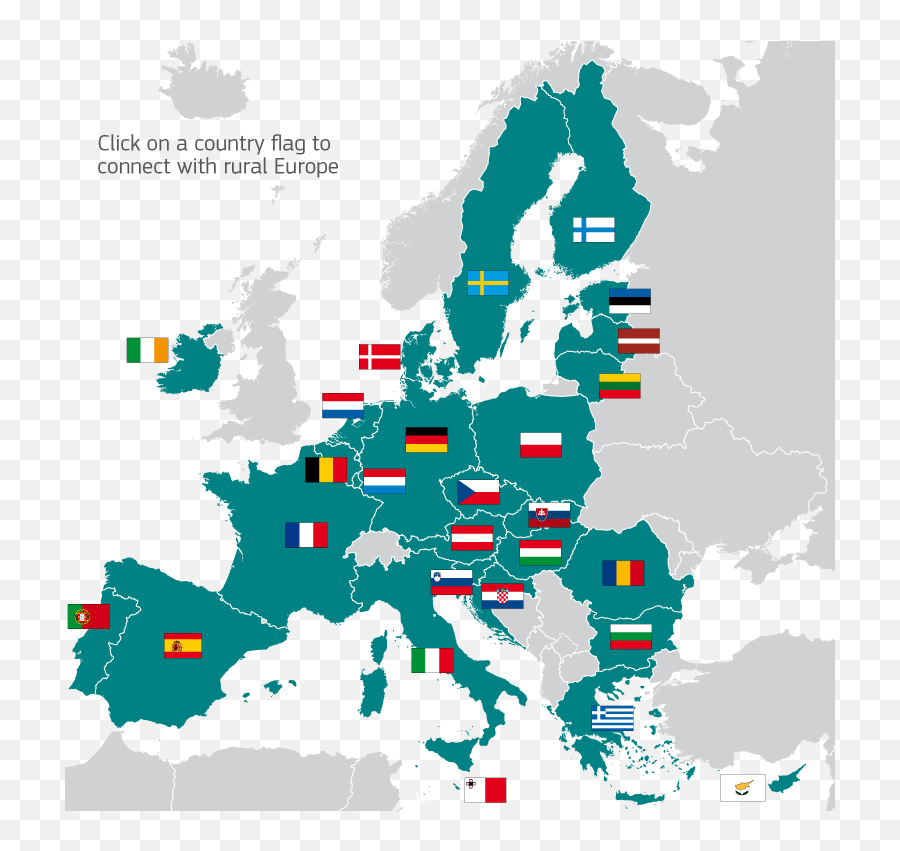 The European Network For Rural - Bic Code Abn Amro Emoji,Europe Map Png