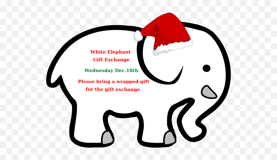 Ivory Ella Elephant Drawing - White Elephant Gift Exchange Emoji,Ivory Ella Logo