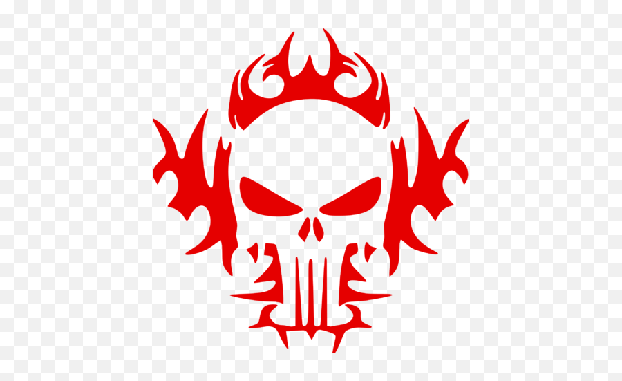 Red Skull Tattoo Design Pictures On T Shirts And Phone Cases Emoji,Red Skull Png