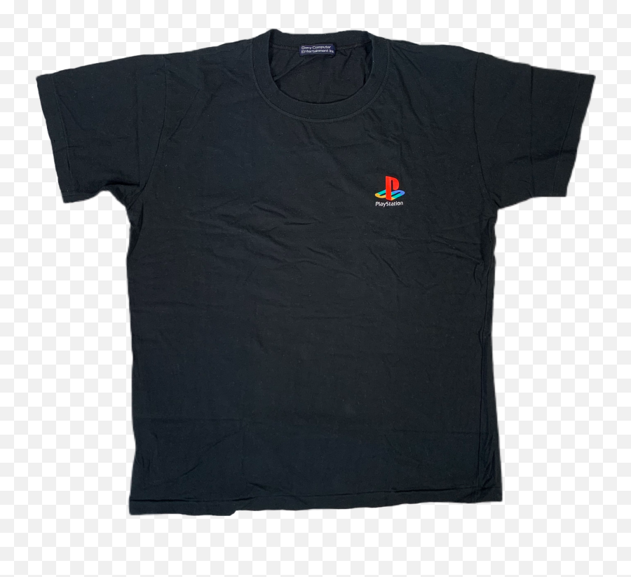 Vintage Sony Computer Entertainment Playstation T - Shirt Short Sleeve Emoji,Sony Computer Entertainment Logo