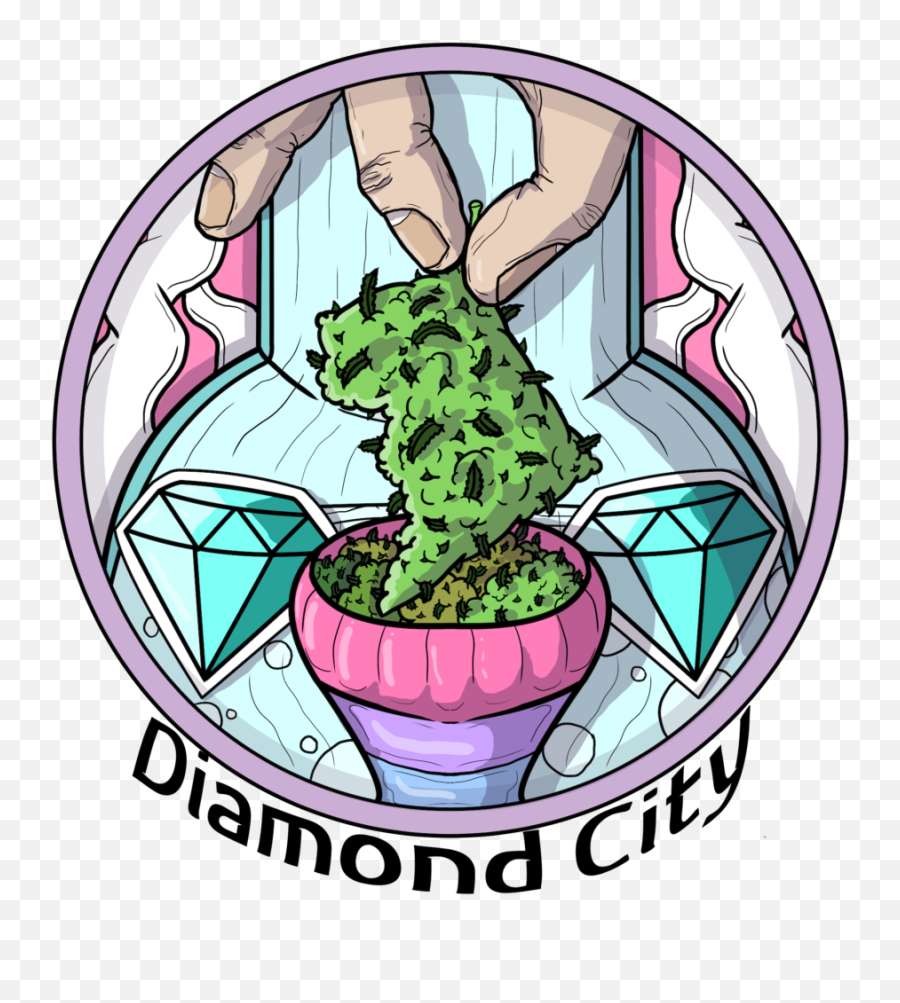 Visit Diamond City Clipart - Full Size Clipart 1751434 Flowerpot Emoji,City Clipart
