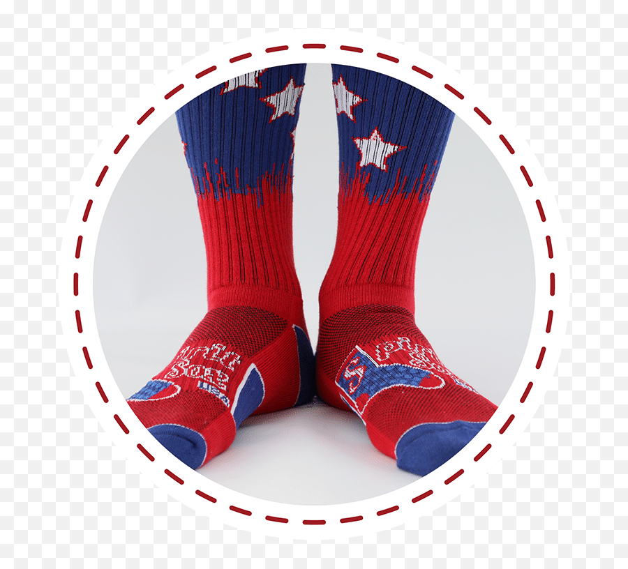 Custom Socks - High Quality U0026 Special Made Spirit Sox Usa Emoji,Red Socks Logo