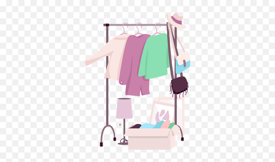 Best Premium Clothes Room Illustration Download In Png Emoji,Folded Clothes Clipart