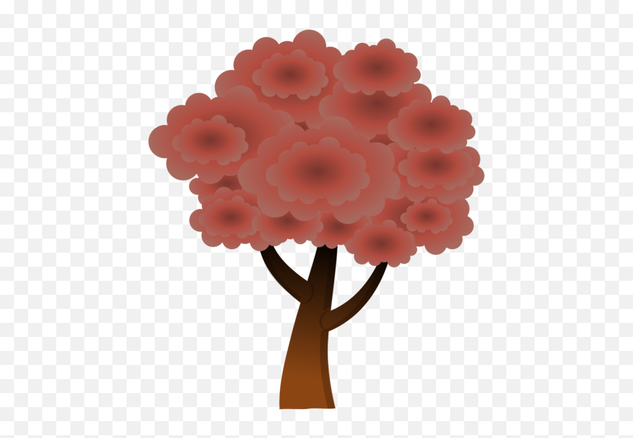 Plantflowerpeach Png Clipart - Royalty Free Svg Png Emoji,Peach Tree Clipart