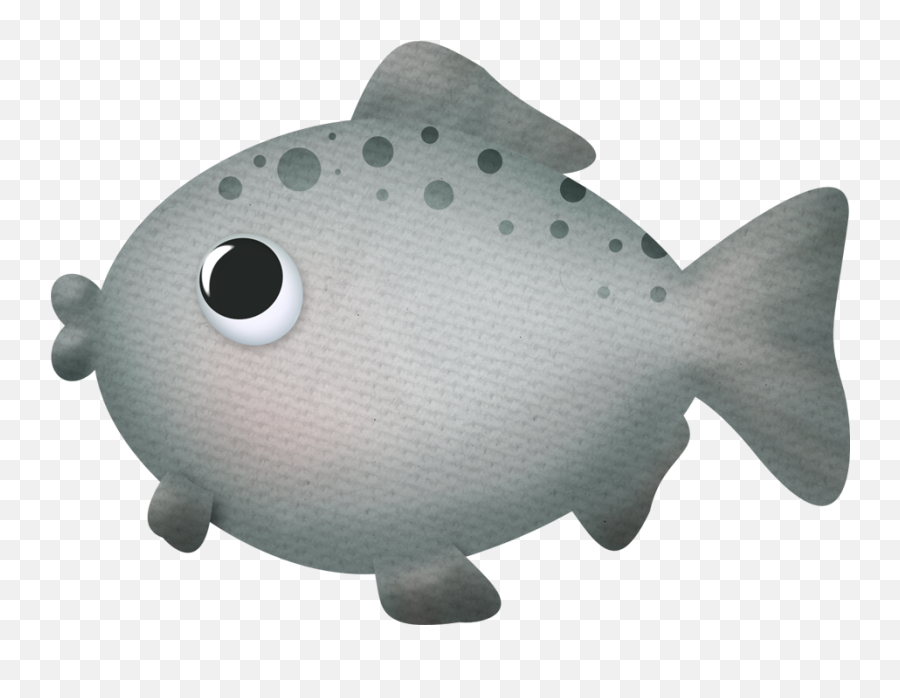 Trout Clipart Gray Fish - Pomacentridae Png Download Emoji,School Of Fish Clipart Black And White