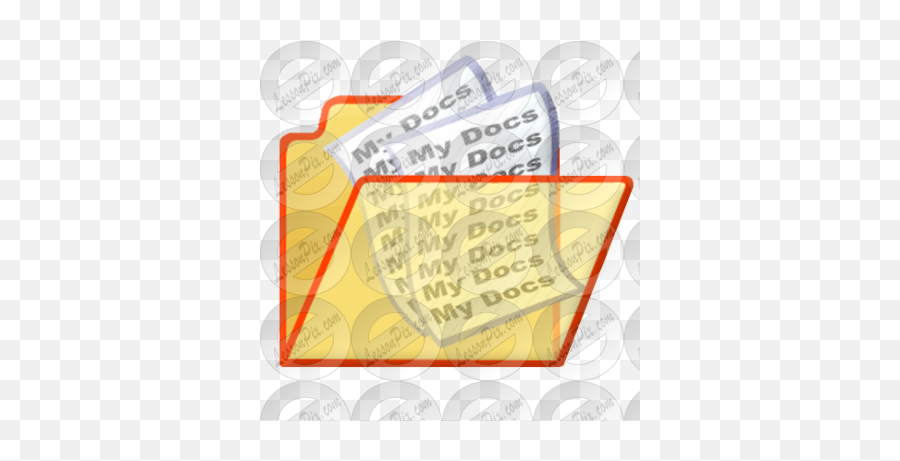 My Documents Picture For Classroom Therapy Use - Great My Emoji,Papers Clipart