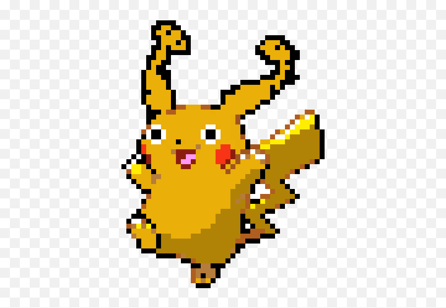 Pikachu - Pikachu Pixel Art Gif Clipart Full Size Clipart Emoji,Pikachu Transparent Gif