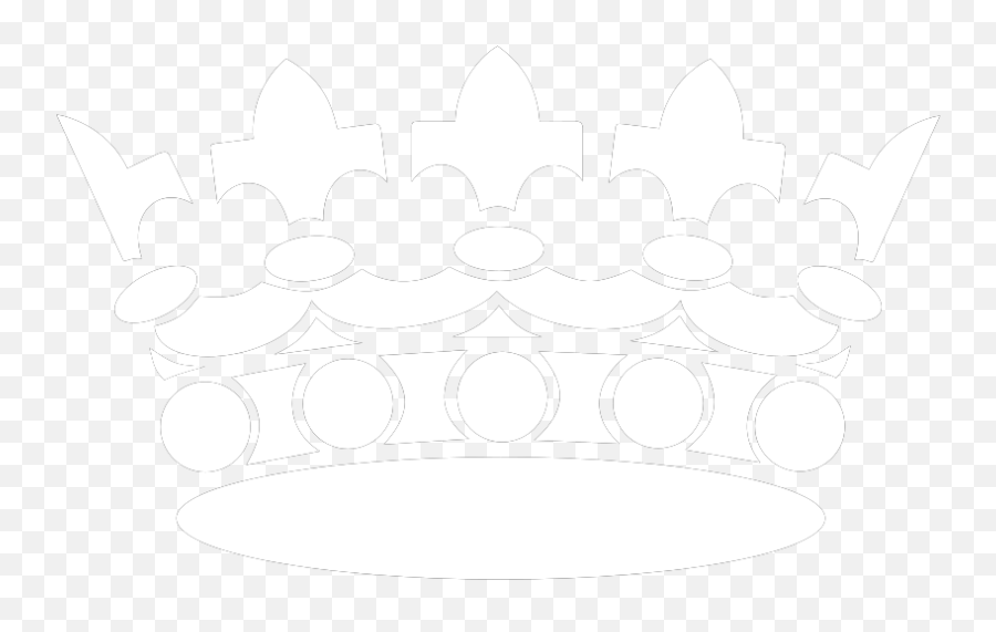 White Crown Png Svg Clip Art For Web - White Crown Png Emoji,Crown Clipart Black And White