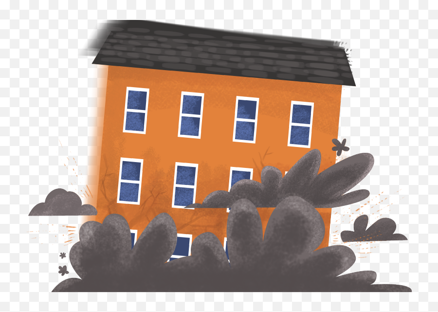 Download Clipart House Collapse - Building Collapse Png Emoji,Clipart Of House