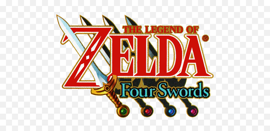 Logo For The Legend Of Zelda Four Swords Adventures By - Legend Of Zelda Four Swords Adventures Logo Emoji,Legend Of Zelda Logo
