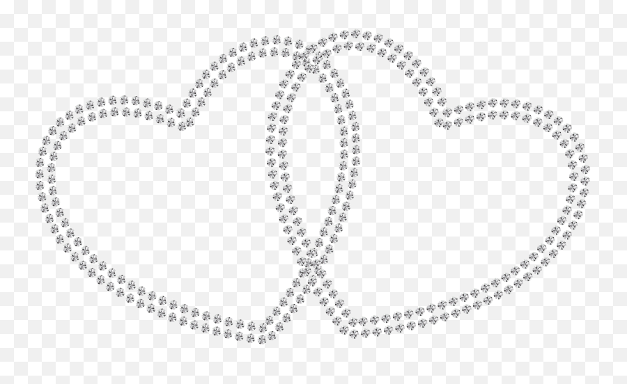 Hearts Png - Silver Clip Art Intertwined Hearts Emoji,Hearts Png