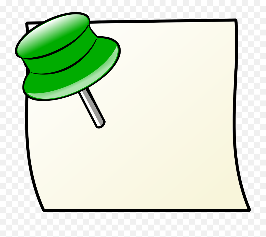 Notes Clipart Important Info - Kertas Push Pin Emoji,Important Clipart