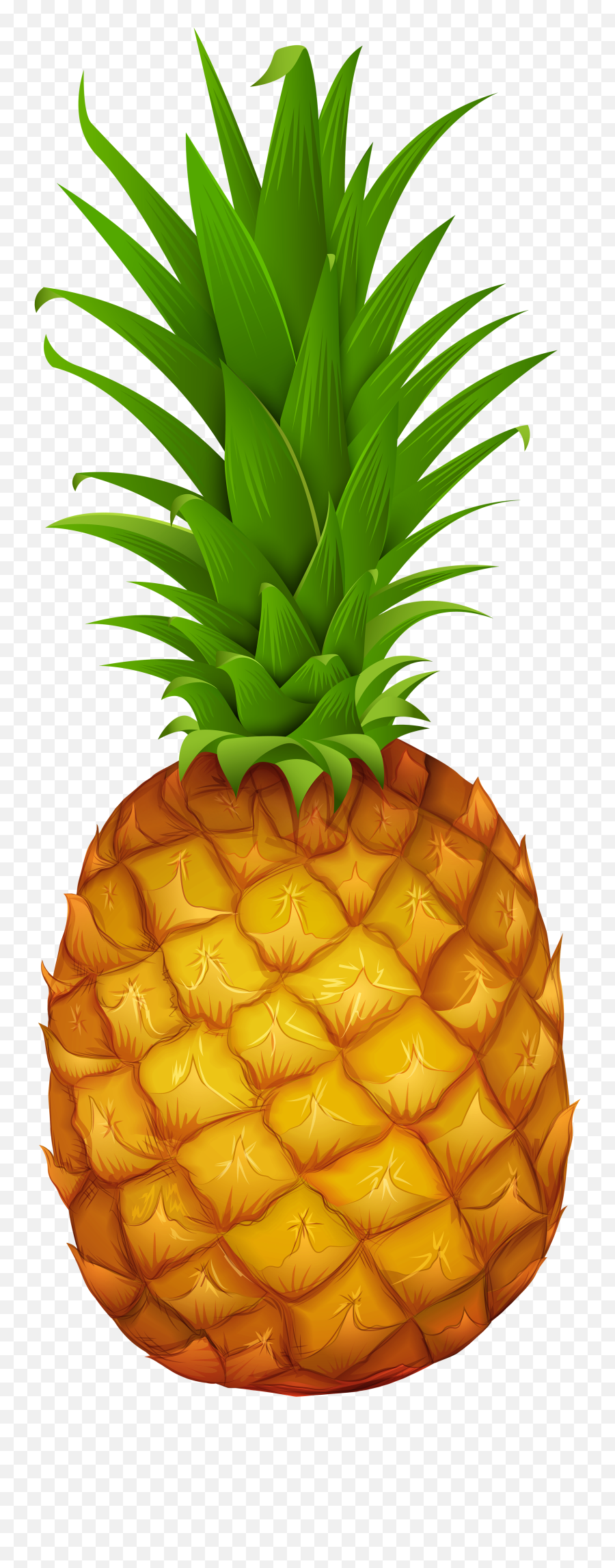 Png Files Clipart - Transparent Pineapple Png Clipart Emoji,Pineapple Clipart Black And White