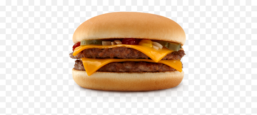 Mcdonalds Double Cheeseburger Png - Mcdonalds Double Cheeseburger Plain Emoji,Mcdonalds Png