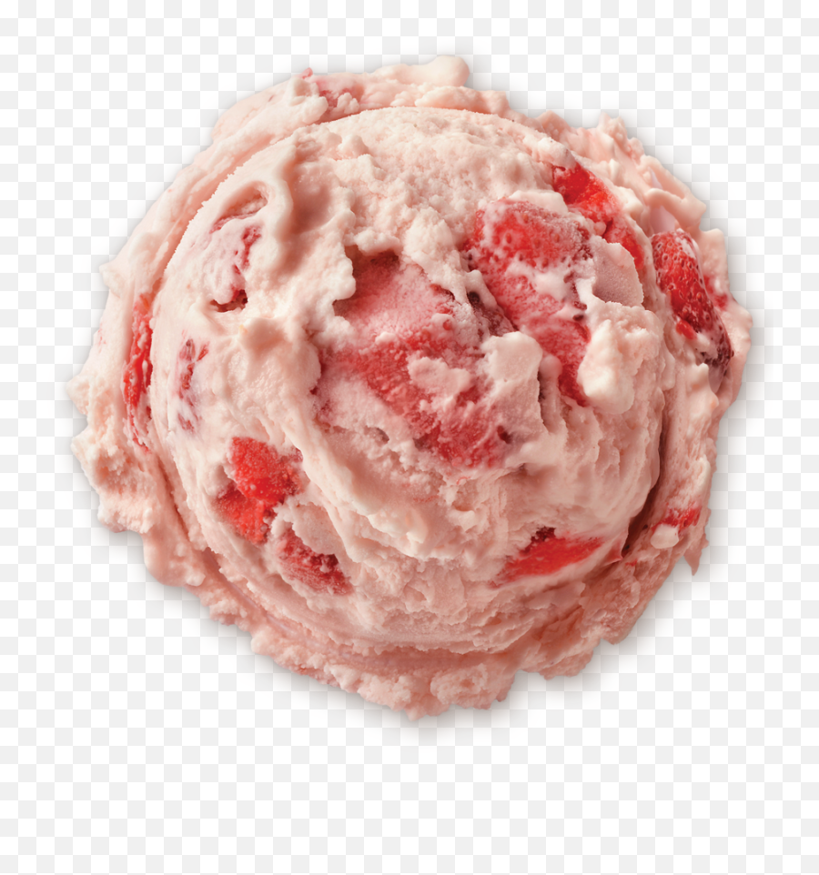 Natural Strawberry U2022 Homemade Brand Ice Cream - Transparent Strawberry Ice Cream Scoop Emoji,Ice Cream Transparent