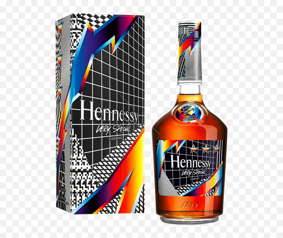 Cognac Hennessy Vs By Felipe Pantone Limited Edition - Cognac And Spirits Limited Edition Hennessy Emoji,Hennessy Bottle Png