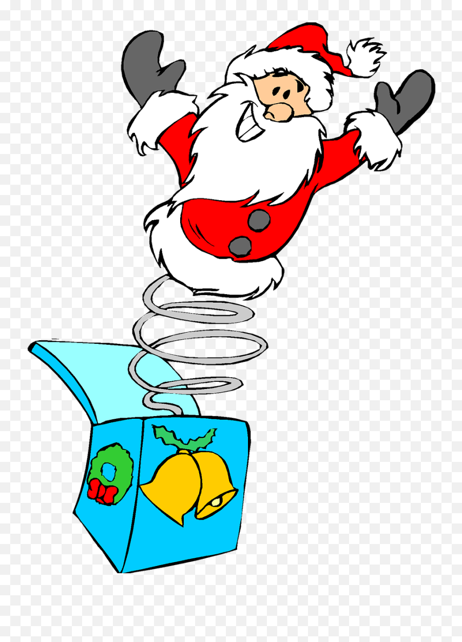 Vacation Christmas Holiday Clip Art - Christmas Jack In Christmas Jack In The Box Clipart Emoji,Christmas Angel Clipart