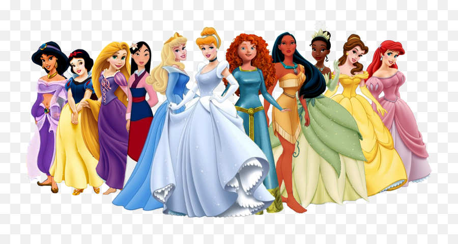 Disney Princesses Transparent Background - Clip Art Library White Disney Princess Emoji,Princess Clipart