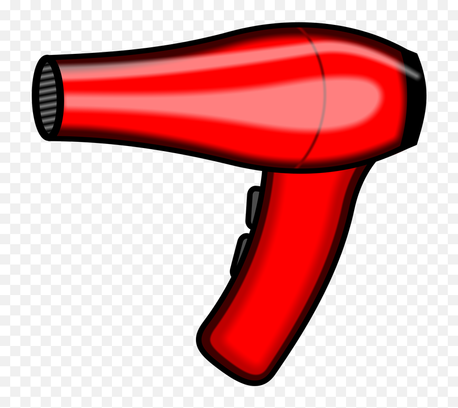 Symbol Bathroom - Talksense Clip Art Red Hair Dryer Emoji,Blow Dryer Clipart