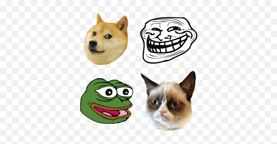Memes Transparent Png Images - Thanks For Watching Troll Emoji,Meme Png
