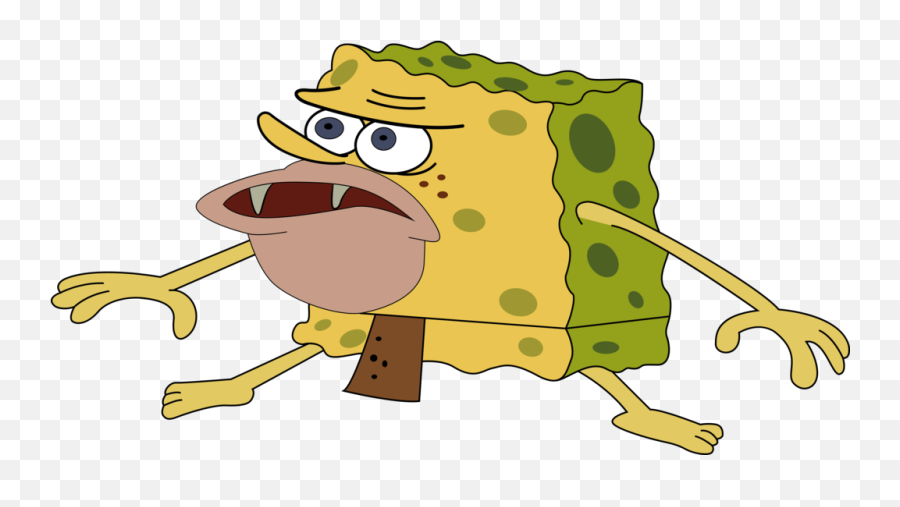 Download Spongebob Meme Png - Spongebob Caveman Meme Emoji,Spongebob Meme Png