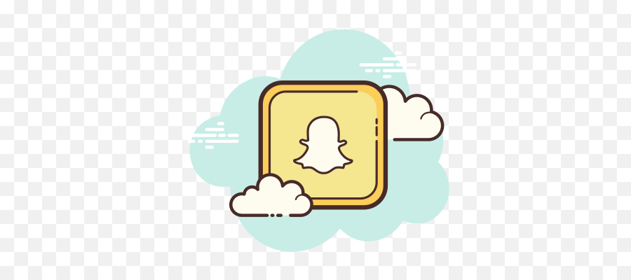 Snapchat Icon - Free Download Png And Vector Snapchat Aesthetic Instagram Logo Cloud Emoji,Snapchat Logo