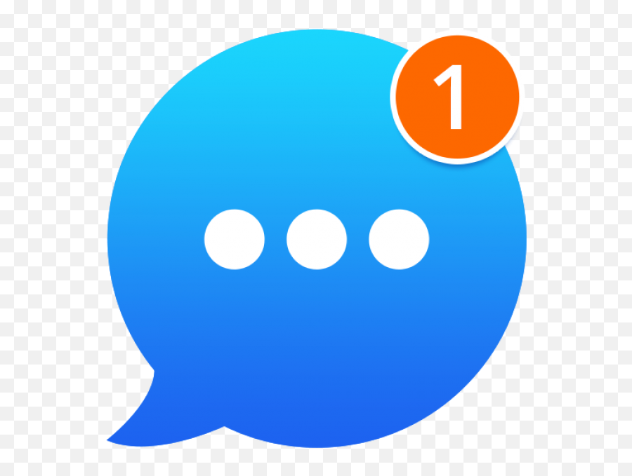 Messenger Messages One Emoji,Texting Clipart