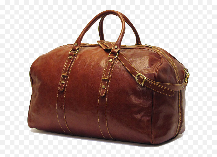 Download Leather Duffle Bag Png - Full Size Png Image Pngkit Emoji,Briefcase Png