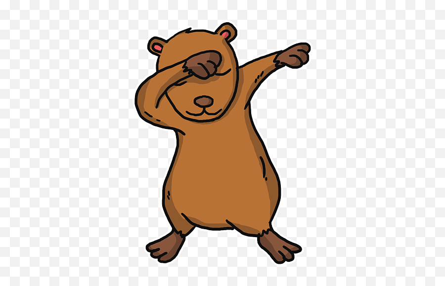 Funny Dabbing Capybara Dab Dance Rodent Lover Gift Throw Emoji,Dab Clipart