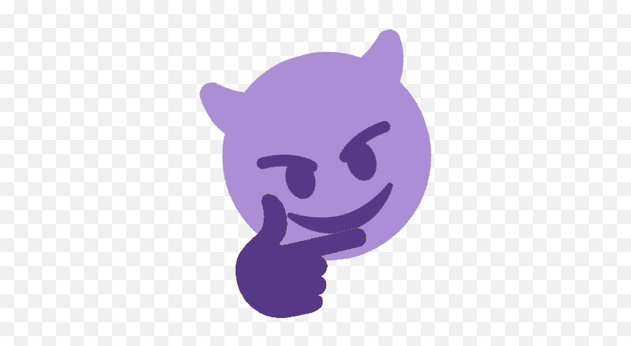 Discord Emojis List - Evil Discord Emoji,Thinking Emoji Png
