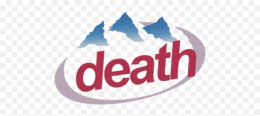 Death Logo Aesthetic Water Sticker - Language Emoji,Death Logo