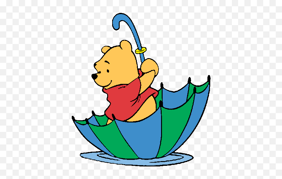 Winnie The Pooh Clip Art - Winnie The Pooh Umbrella Emoji,Winnie The Pooh Clipart