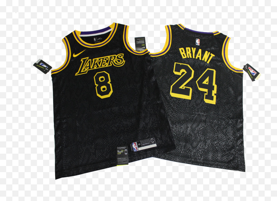 Menu0027s Los Angeles Lakers Kobe Bryant 8 U0026 24 Black Swingman - Sleeveless Emoji,Kobe Bryant Nba Logo