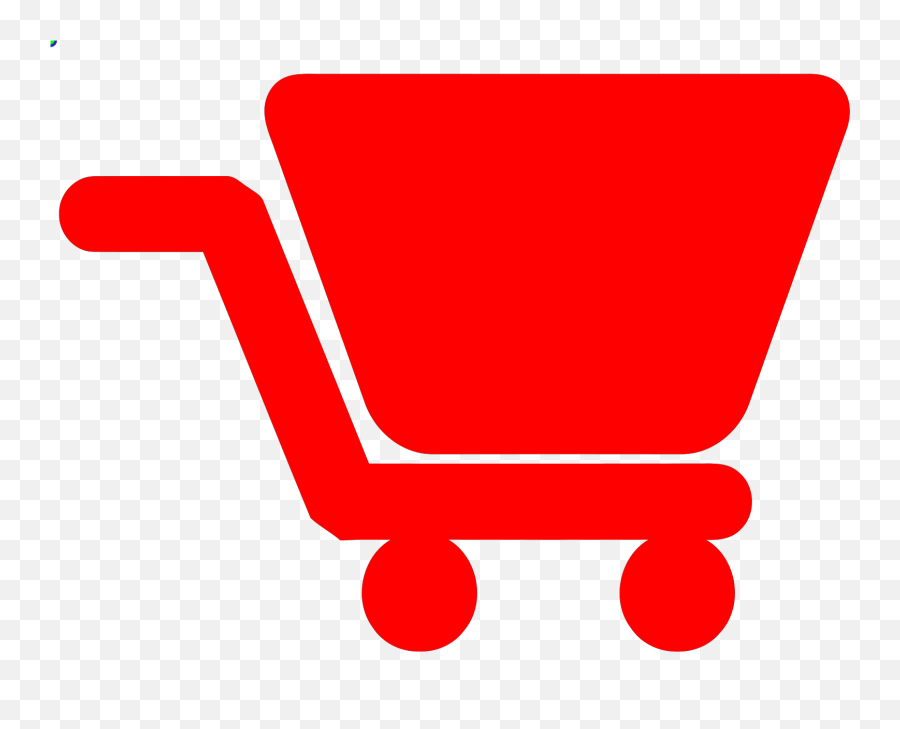 Red Shopping Cart Svg Vector Red - Maranello Emoji,Shopping Cart Clipart
