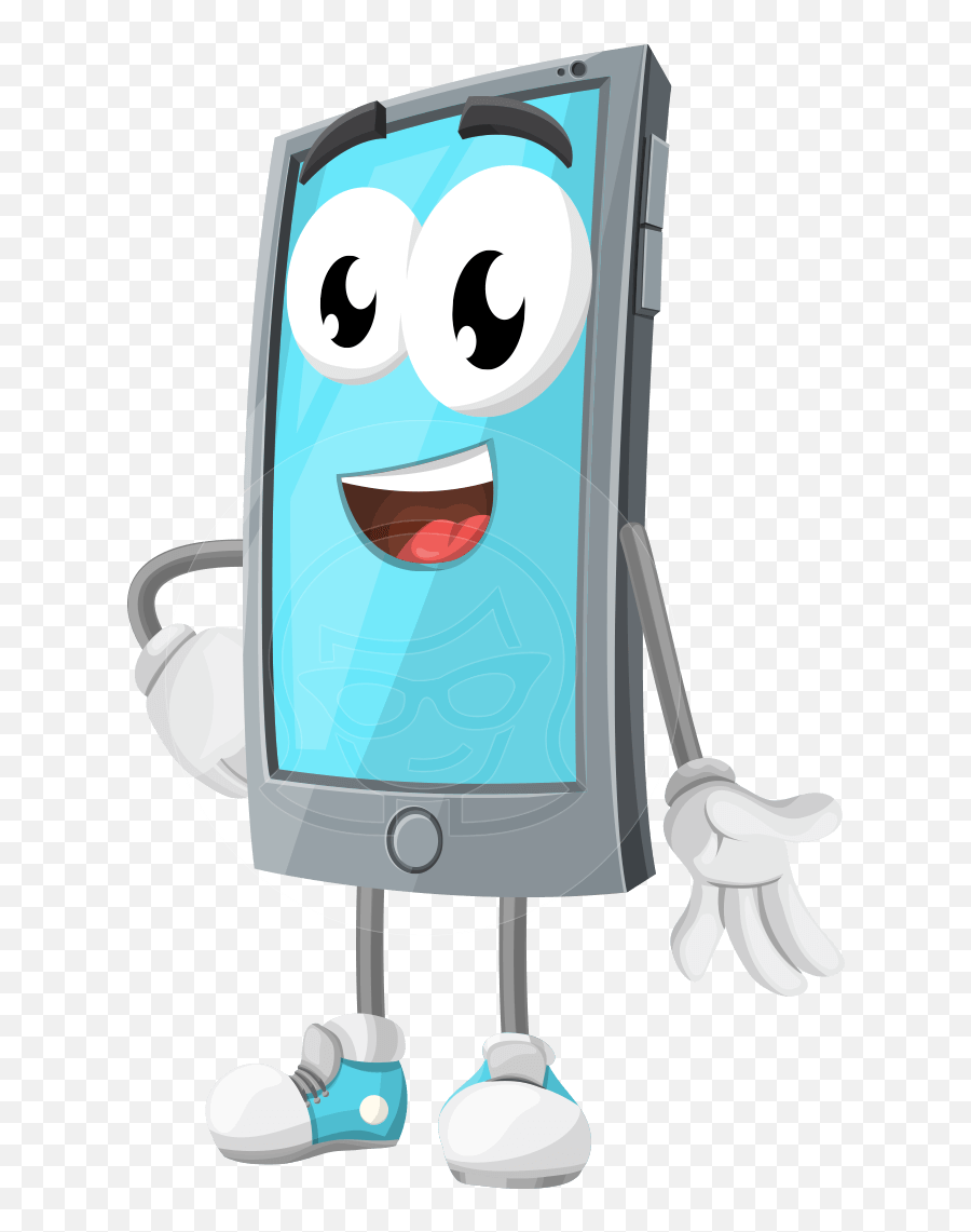 Download Hd Smartphone Clipart Png Download - Smartphone Smartphone Cartoon Image Free Download Emoji,Smartphone Clipart
