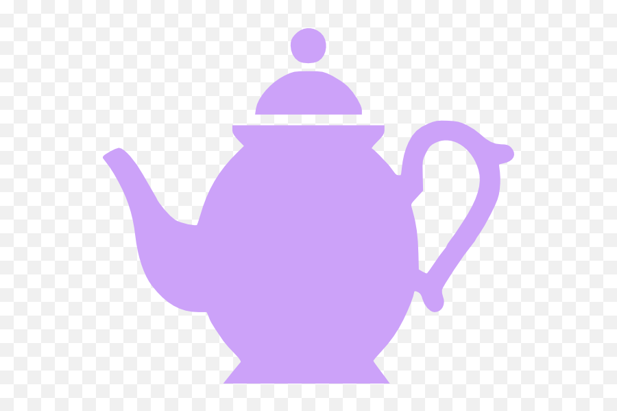 Library Of Flower Teapot Svg Black And - Purple Tea Pot Clip Art Emoji,Teapot Clipart