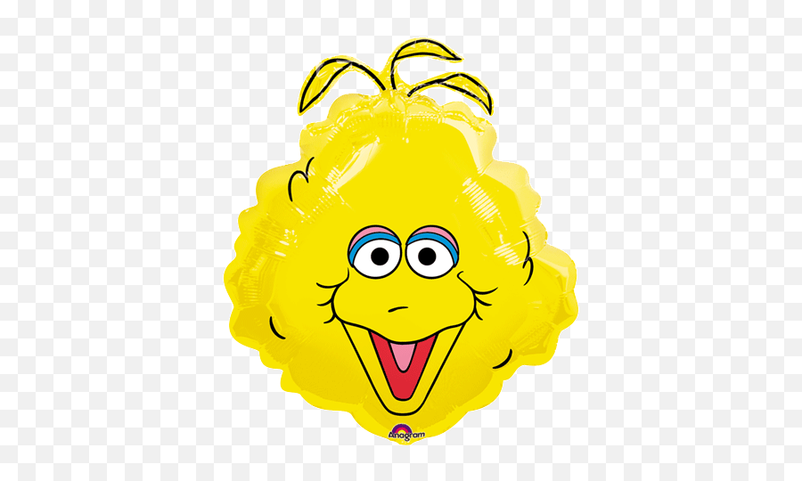 Bioworld Sesame Street Big Bird Face - Happy Emoji,Big Bird Png