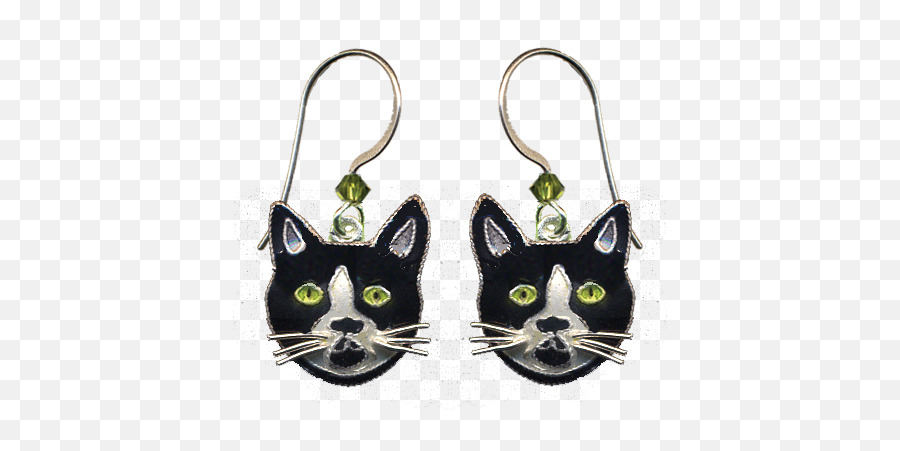 Cat Face Earrings Bamboo Jewelry Emoji,Cat Face Png