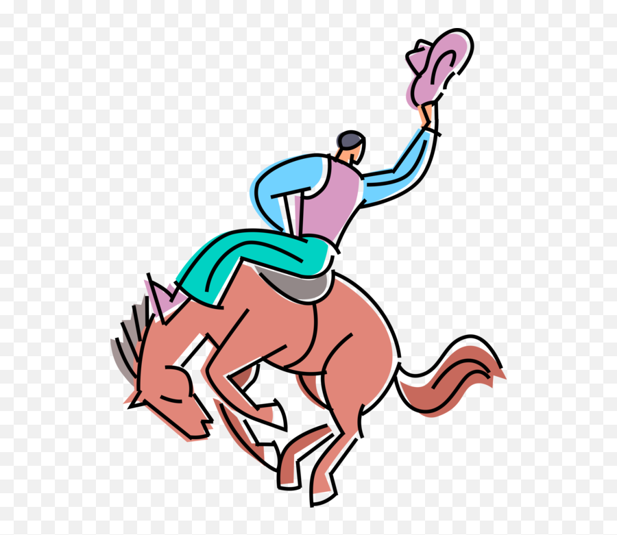 Vector Cowboy Rodeo Transparent - Rein Emoji,Rodeo Clipart