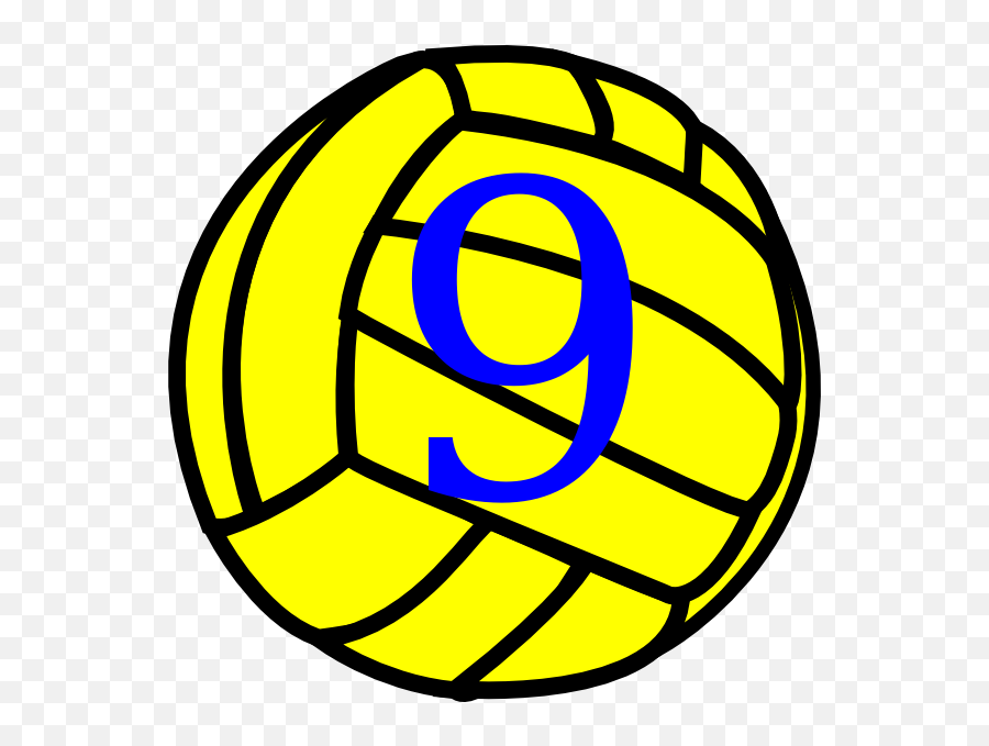 Volleyball Clip Art At Clker - Volleyball Clipart Png Emoji,Clipart Volleyballs