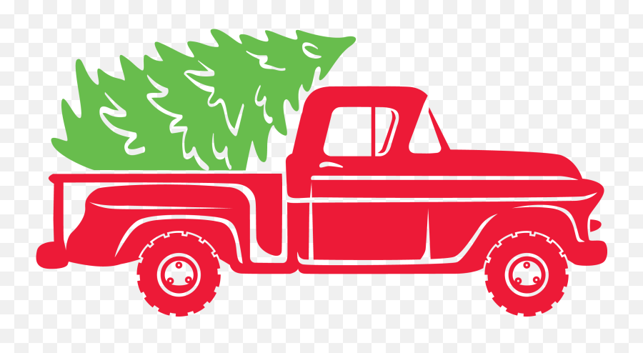 Ssvgcfcreative Fabricacom - Free Printable Christmas Truck Template Emoji,Christmas Truck Clipart