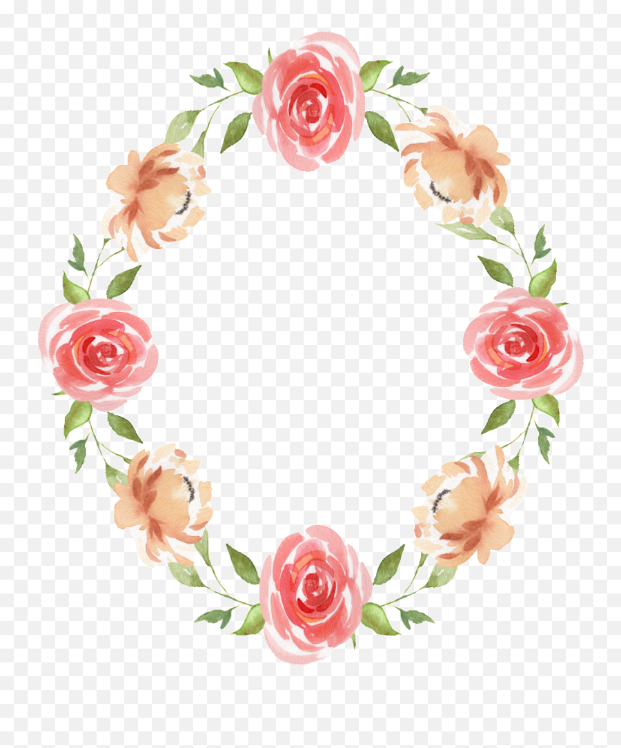 Download Hd Girl Garland Transparent - Floral Emoji,Wreath Transparent