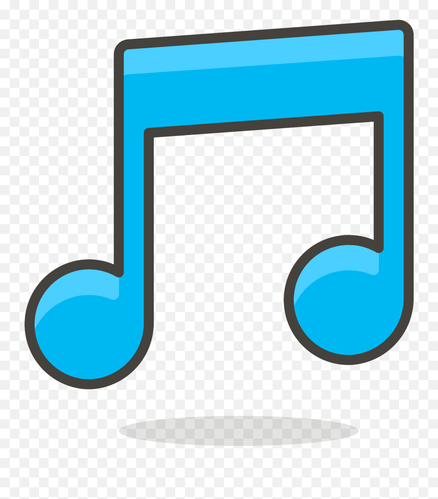 Musical Note Emoji Clipart - Dibujo Nota Musical Png,Music Emoji Png