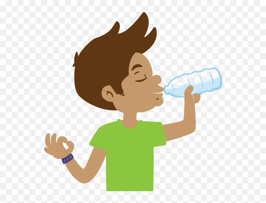 Boy Drinking Water Clipart Png - Drink Water Clipart Png Emoji,Drinking Png
