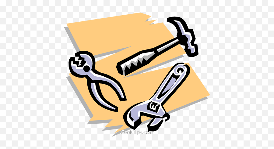 Hammer Pliers Wrench Royalty Free - Chave De Fenda E Martelo Emoji,Technology Clipart