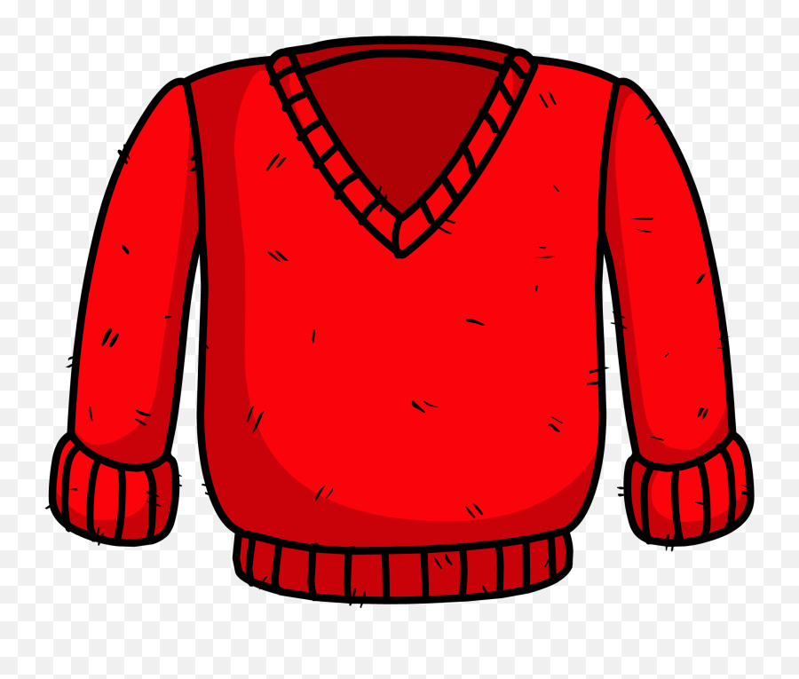 Jacket Clipart Cardigan - Red Sweater Clipart Transparent Sweater Clipart Emoji,Jacket Clipart