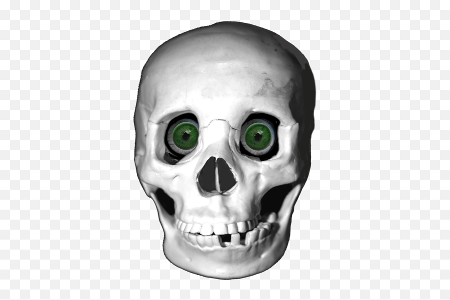 Cool Skull Clip Art And Funny Emoji,Green Eyes Png